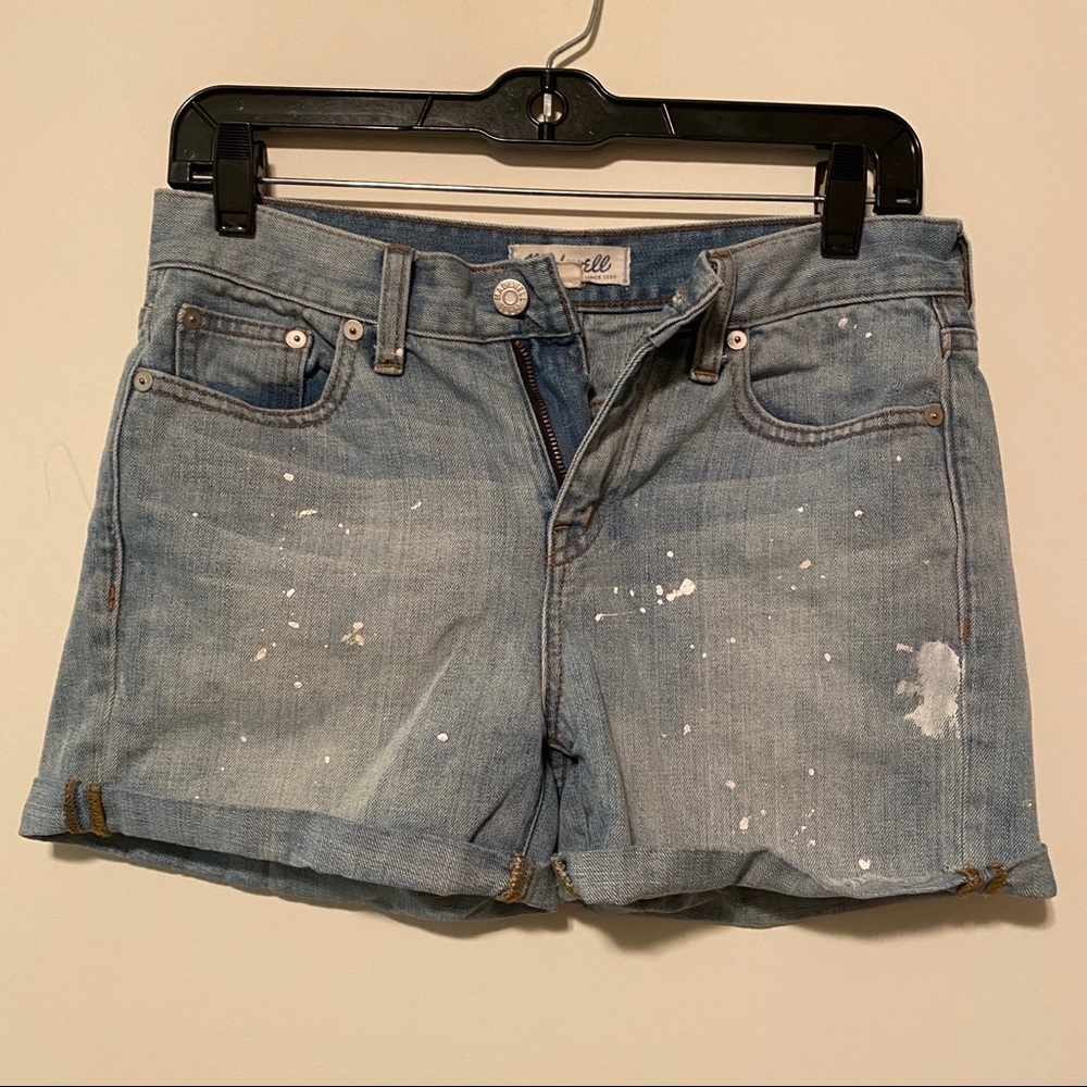 Madewell Shorts w/ Paint Splatter